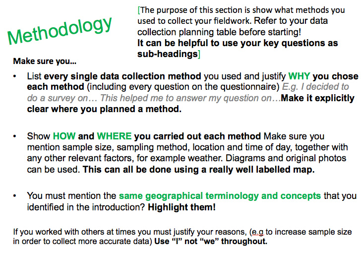 Geography year 10 coursework